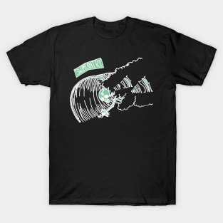 Skull Slide Wht T-Shirt